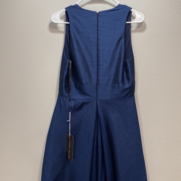 ALFRED SUNG D611 blue maxi formal‎ - Picture 7 of 12